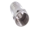 DRF-14-1005 F-Type Connector with 1/2 Crimp Ring - RG59