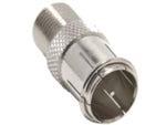 DRF-14-6004 F-Type Male Push On to F-Type Female Adapter