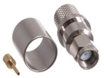 DRF-19-1001 Reverse Polarity SMA Male Crimp Connector - Belden 9913 & LMR-400