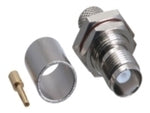 DRF-21-2003 TNC Female Bulkhead Crimp Connector - LMR-400