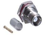 DRF-21-2004 TNC Female Bulkhead Crimp Connector - LMR-240