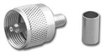 DRF-23-1002 PL-259 Crimp for LMR-400,RG-213,RG-8 Silver Plated