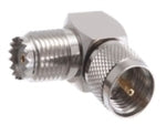 DRF-24-4001 Mini UHF Male to Mini UHF Male Right Angle Adapter