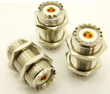 ARS-7518-A-1125 Double UHF Female Bulkhead Connectors