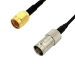ARS-17014 36" Inch Strain Relief - SMA Male to BNC Female