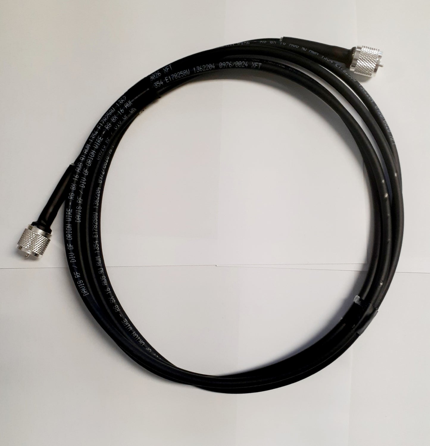 ten foot rg8x assembly with pl259's attached