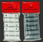 DB-WE-6PK 6 Pack Dog Bone Insulators