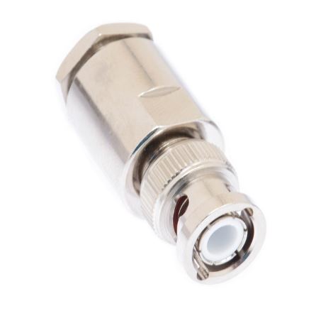 DRF-12-1002   BNC Male Solder Connector - RG11 & RG213