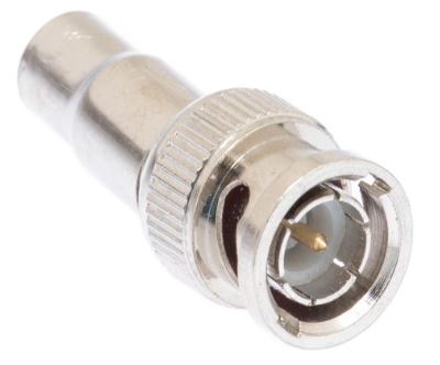 DRF-12-1005 BNC Male Crimp Connector - RG6 PVC