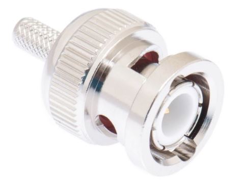 DRF-12-1007 BNC Male 3 Piece Crimp Connector - RG174 PVC