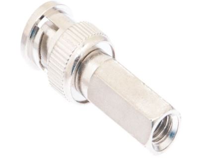 DRF-12-1011 BNC Male Twist-On Connector - RG6 PVC