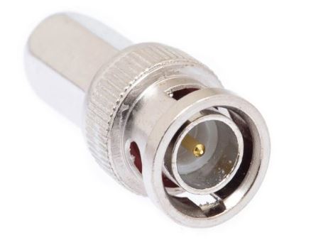DRF-12-1012 BNC Male Twist-On Connector - RG59 & RG62 Plenum