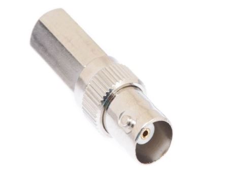 DRF-12-2005   BNC Female Twist-On Connector - RG6 PVC