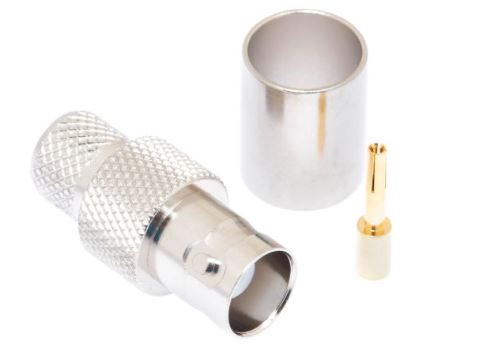 DRF-12-2417-I BNC Female Crimp Connector - Belden 9913 & LMR-400