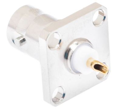 DRF-12-2427 BNC Female Chassis Mount Connector - Square