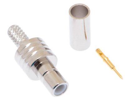 DRF-20-2001 SMB Female Crimp Connector - RG174 & LMR-100