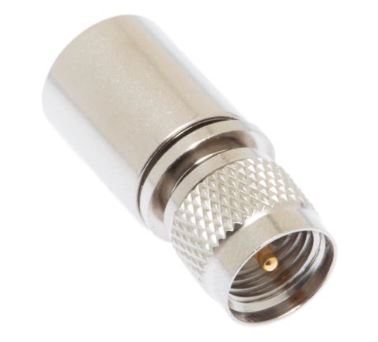 DRF-24-1003 Mini-UHF Male Crimp Connector - LMR-400