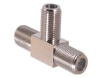 DS-132-CMS F-Type Female to Female T Adapter