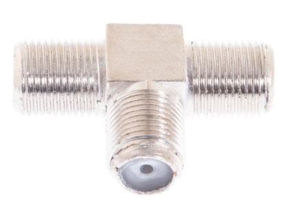 DS-132-CMS   F-Type Female to Female T Adapter