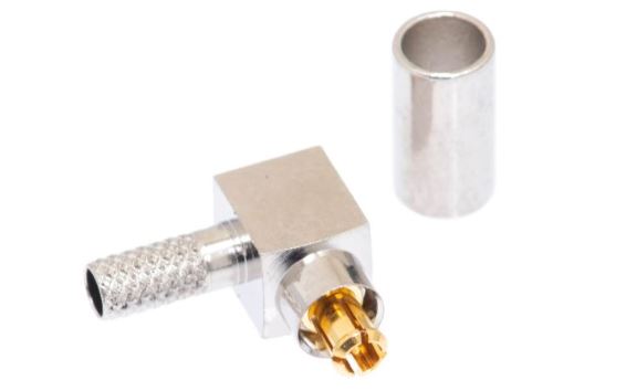 DS-3950-CMS MC Male Right Angle Crimp Connector - RG-174
