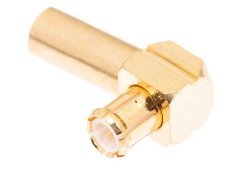 DS-4800-CMS MCX Male Right Angle Crimp Connector - RG-174 & LMR-100