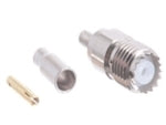 DS-482-CMS   Mini-UHF Female Crimp Connector - RG174, RG188, RG316 & LMR-100