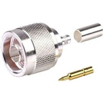 RFI-RFN-1005-3C   N Male Crimp Connector for RG 58, LMR 195, TWS 195