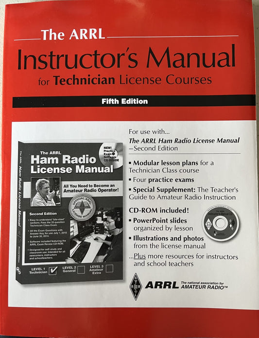 BOOK-16014-OOD   ARRL Instructor's Manual for Technician (2011)