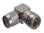 DRF-17-4002   Right Angle TNC Male to N Female Adapter