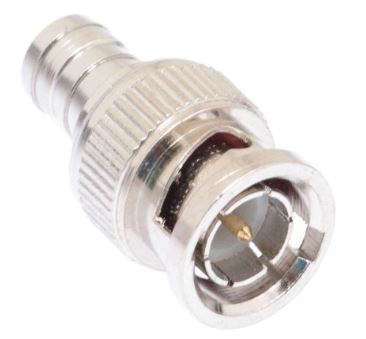 DRF-12-1005   BNC Male Crimp Connector - RG6 PVC