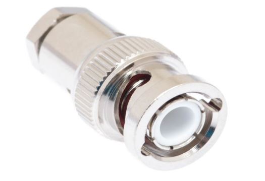 DRF-12-1010   BNC Male Solder Connector - Micro 8 RG8X