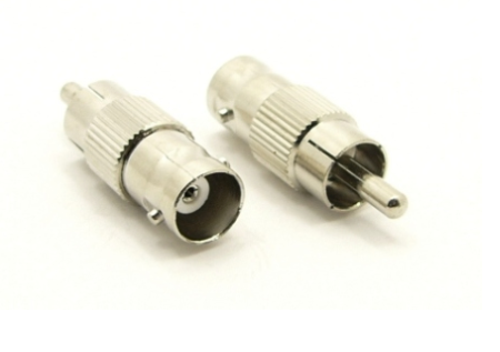 DRF-12-3004   BNC Female to RCA Male Adapter