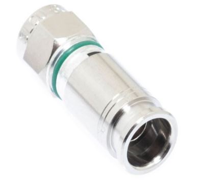 DRF-14-1010   Holland SLCU-6Q F-Type Compression Connector - RG6 Quad