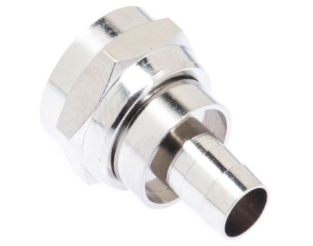 DRF-14-1012   F-Type Connector With 1/4 Crimp Ring - RG59