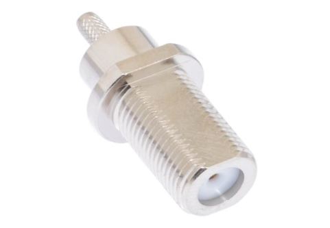 DRF-14-2001   F-Type Female Crimp Connector - RG179 & RG187